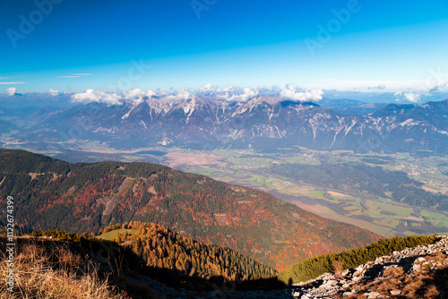 Obraz na płótnie fall in the Julian Alps w salonie