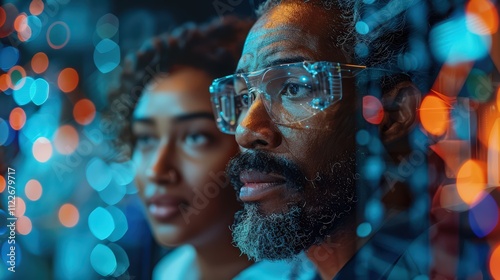 Wallpaper Mural Professional Male and Female Programmers Collaborating on Software Development, Problem Solving, and Database Design in a High-Tech Office Torontodigital.ca