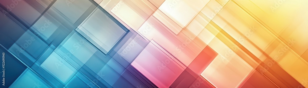 Obraz premium Abstract Colorful Geometric Pattern Design