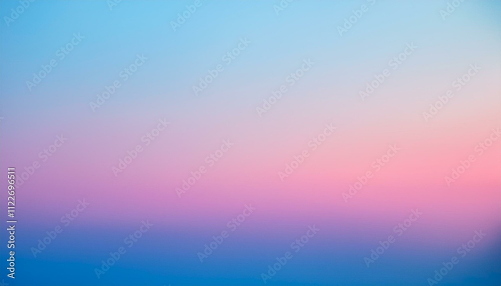 Obraz premium 上から下にかけて変化するピンク、ブルー、ラベンダーのパステルカラー。壁やデスクに優しさと穏やかな印象を与えるデザイン。