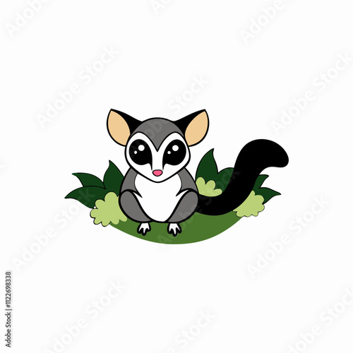  a sugar glider in a jungle 