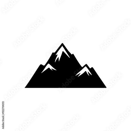 Mountains Silhouette Illustration 