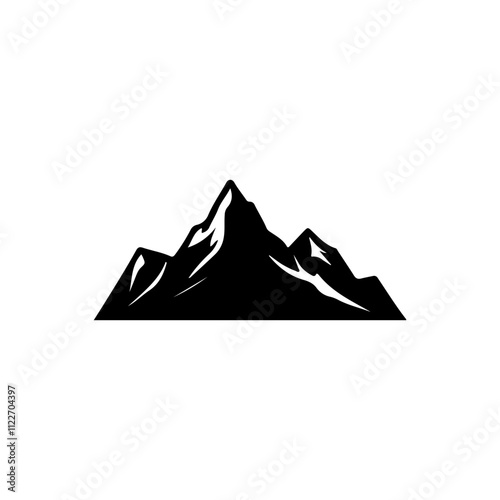 Mountains Silhouette Illustration 