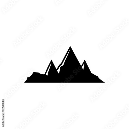 Mountains Silhouette Illustration 