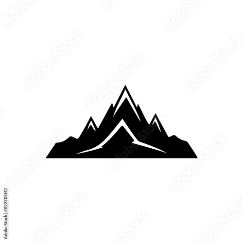 Mountains Silhouette Illustration 