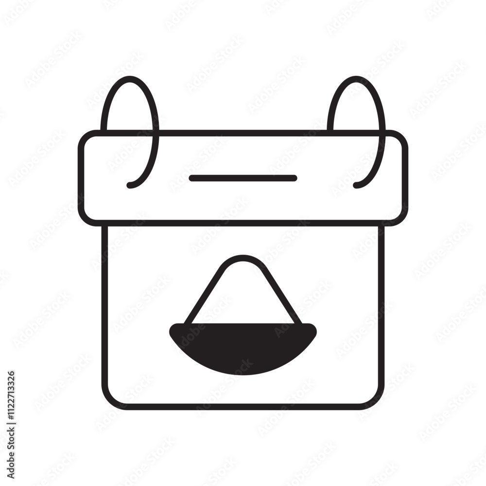 holi glyph icon with white background vector stock illustration holi glyph icon with white background vector stock illustration