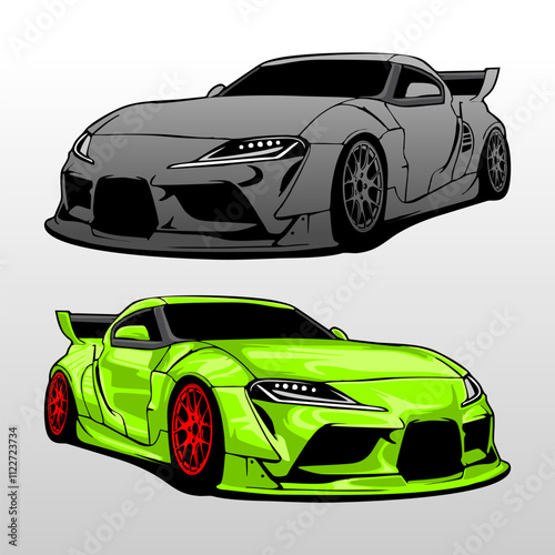 Sports Car vector illustration design