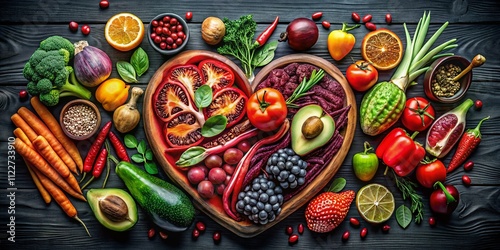 Wallpaper Mural Monochrome Heart Anatomy Food Photography Torontodigital.ca