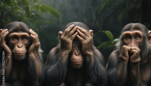 Three monkeys