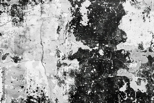 Wallpaper Mural Black and white grunge paper texture with space for text. Torontodigital.ca