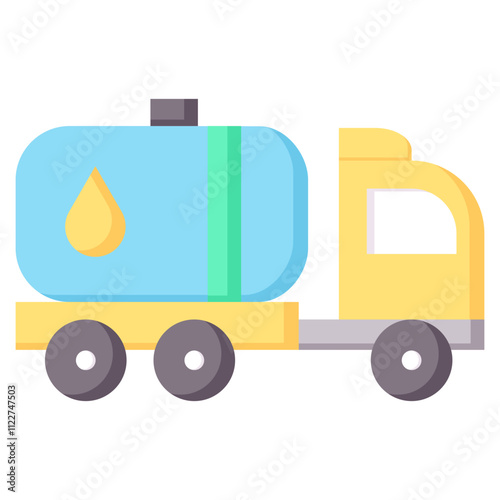 Oil Truck Icon
