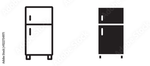 Fridge liner icon vector set.