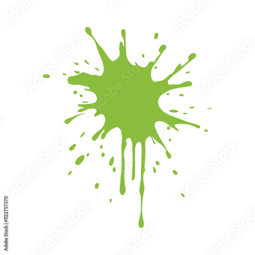 Green Paint Splash