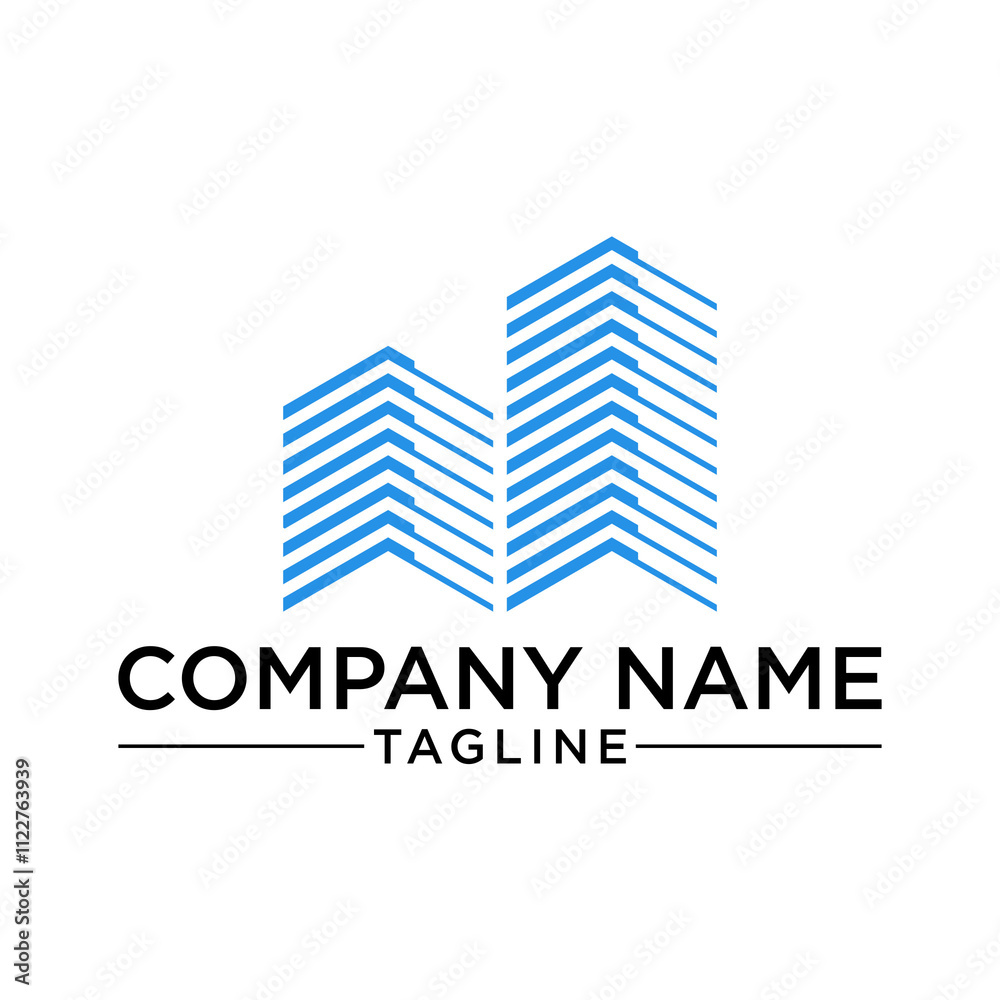 Fototapeta premium logo skyscraper/city