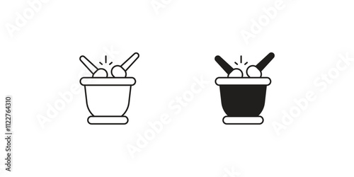 drum set icon with white background vector stock illustration