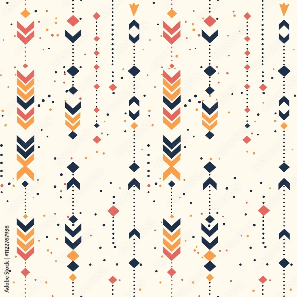 Obraz premium seamless collage pattern