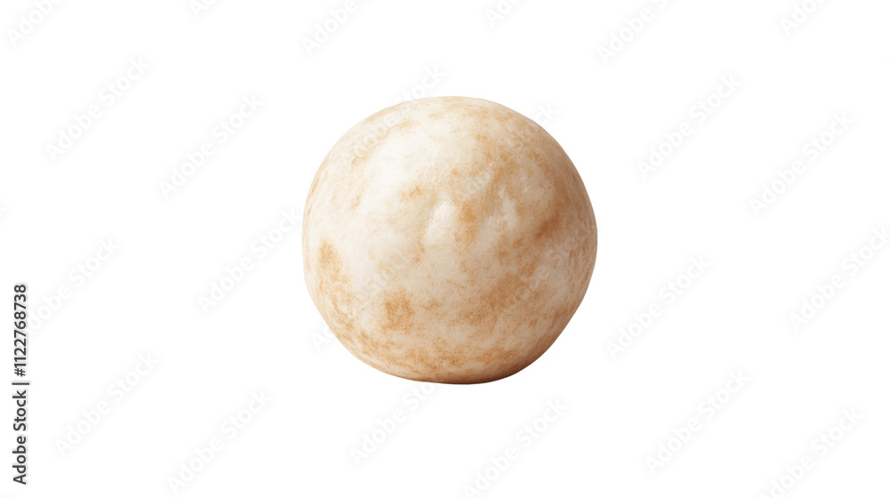 Fototapeta premium Grapes with smooth, creamy flesh, a realistic, textured pit, showing fresh ripeness and health appeal, isolated on a white background