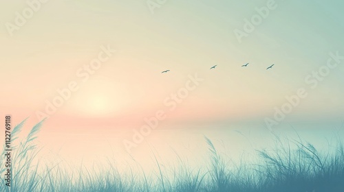 Subtle gradient background with soft, muted tones for calming visuals.