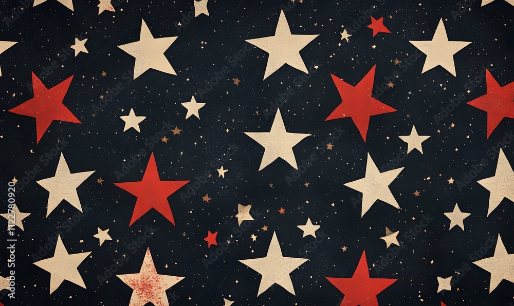 Obraz premium Black and gray background with stars and stripes, featuring an American flag pattern,