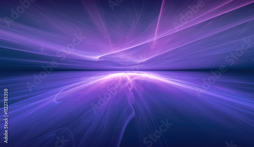Obraz na plátně Fractal Skyline Design Background