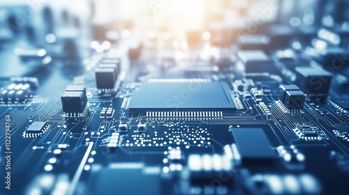 Circuit components meticulously arranged on a development board, showcasing innovation and precision in electronic engineering, where every element plays a crucial role in creating functional technolo
