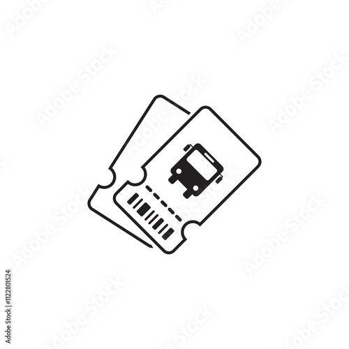 bus ticket icon 