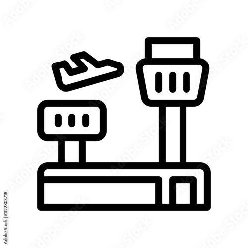 airport line icon