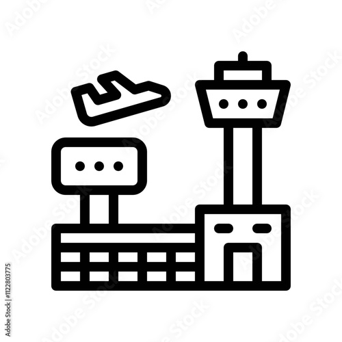 airport line icon