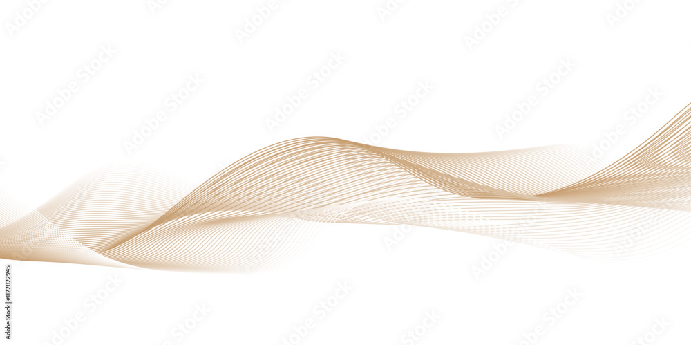 Fototapeta premium Abstract wave blend waves lines and technology background. Digital geometric transparent flowing smooth carve lines wave pattern background.