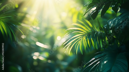 Exploring lush greenery rainforest nature photography bright light