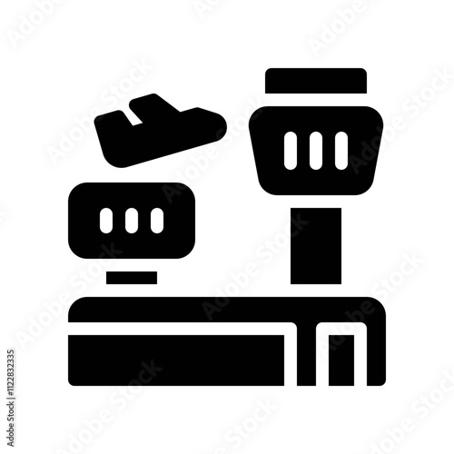 airport glyph icon