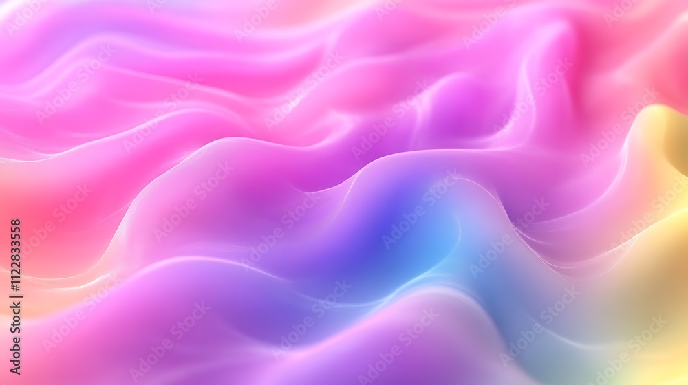 Obraz premium Abstract Pastel Wave Background Design