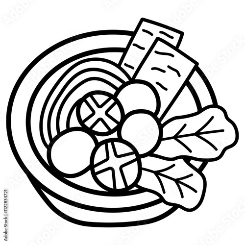 Line Vector Icon Illustration 