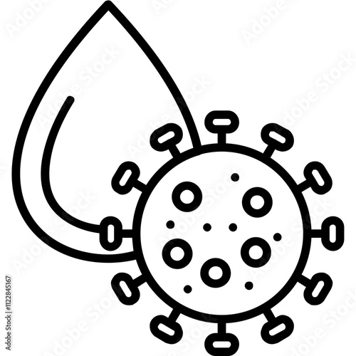 Contaminated Water Icon