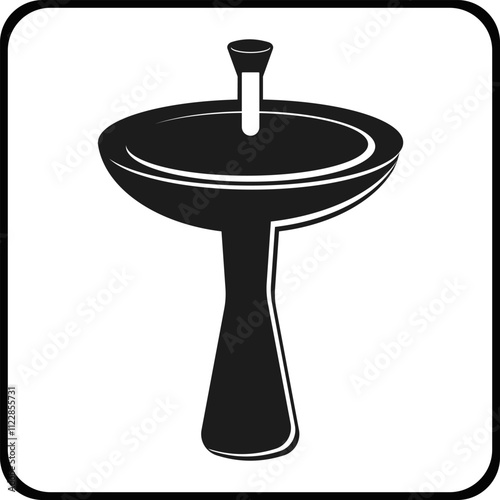 The hand wash basin icon.
