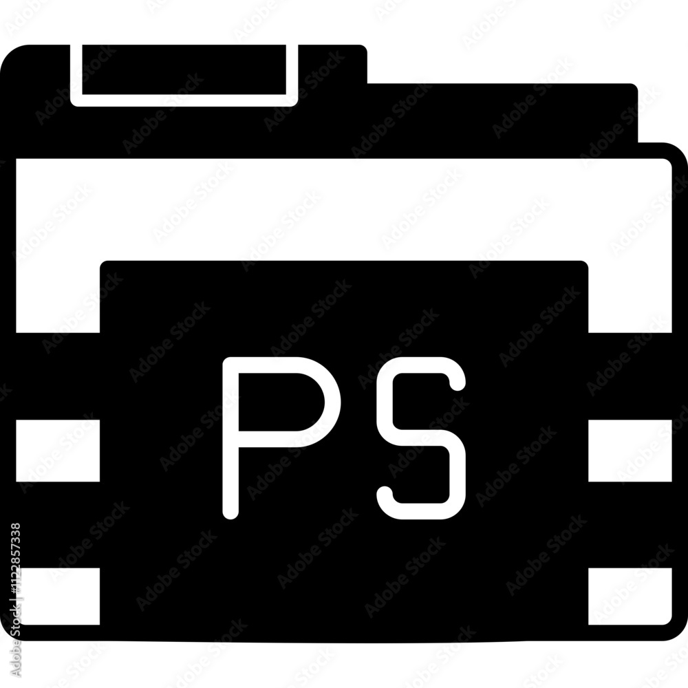 Photo & Art Print PS Folder Icon, Design