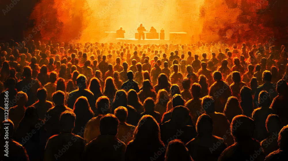 Obraz premium Concert crowd