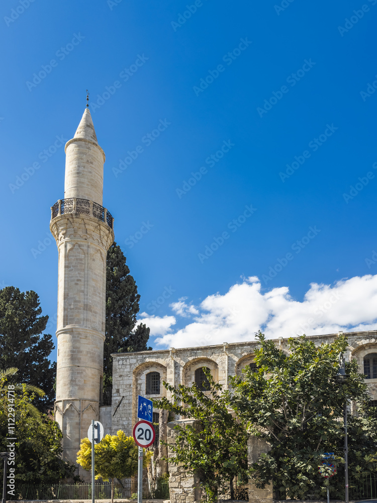 Minaret and Historic Mosque in Larnaca