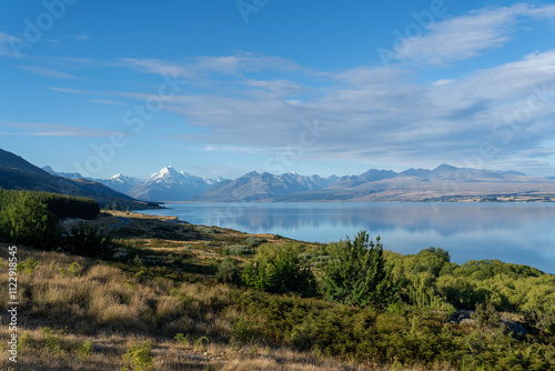 View of Mount Cook from far