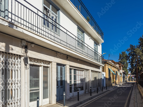 Obraz na płótnie Urban Street in Nicosia w salonie
