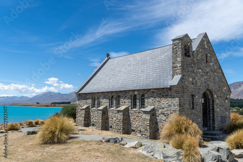 church in the mountains photo