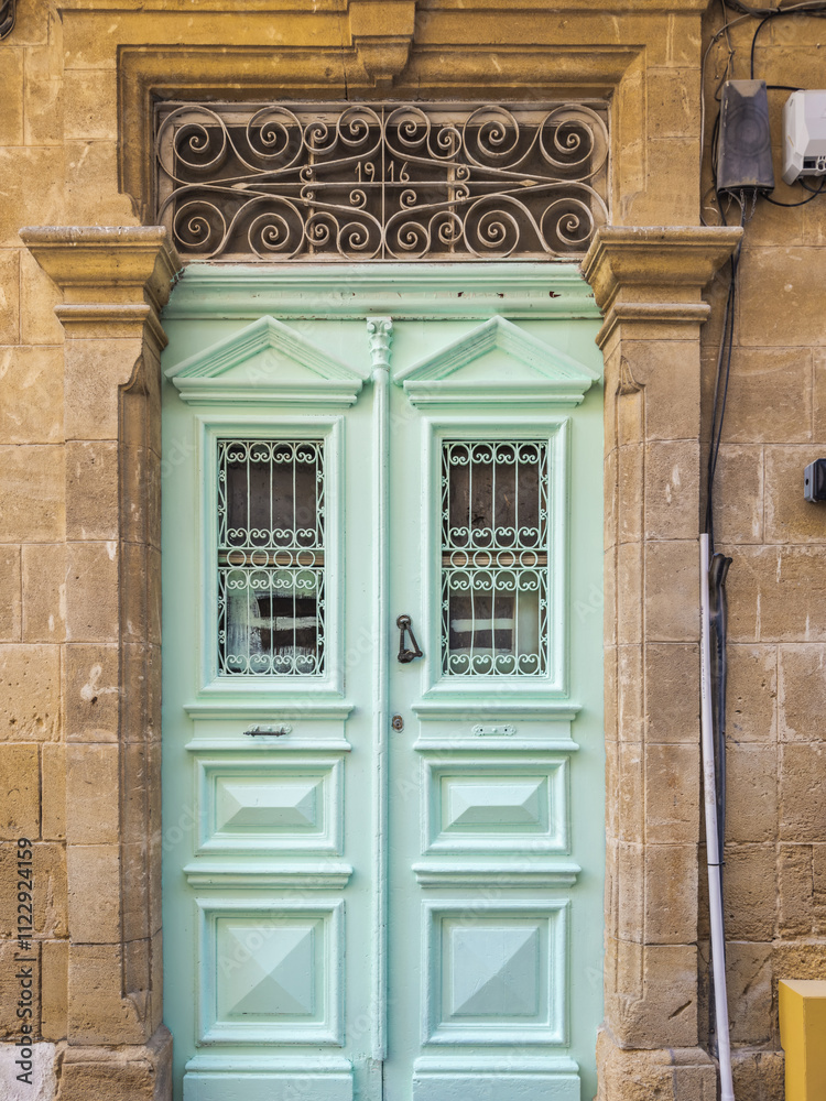 Traditional Arched Doorway in Nicosia