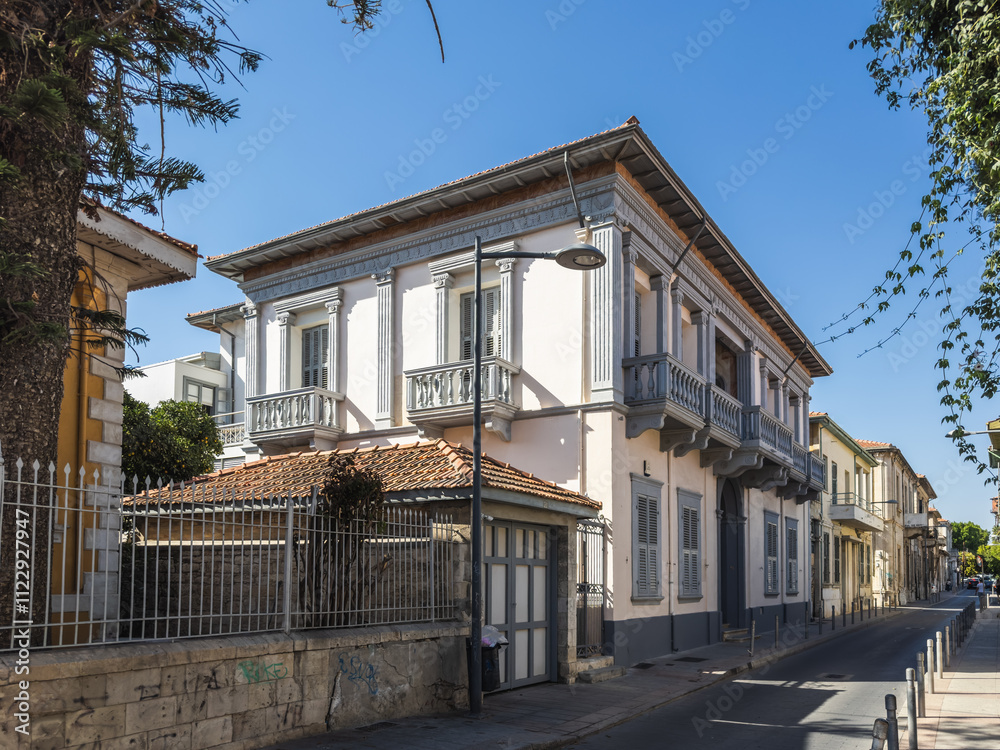 Neoclassical Building in Limassol Street