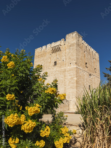 Obraz na płótnie Kolossi Castle in Cyprus w salonie