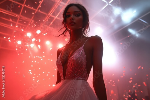 dancing girl in a dress