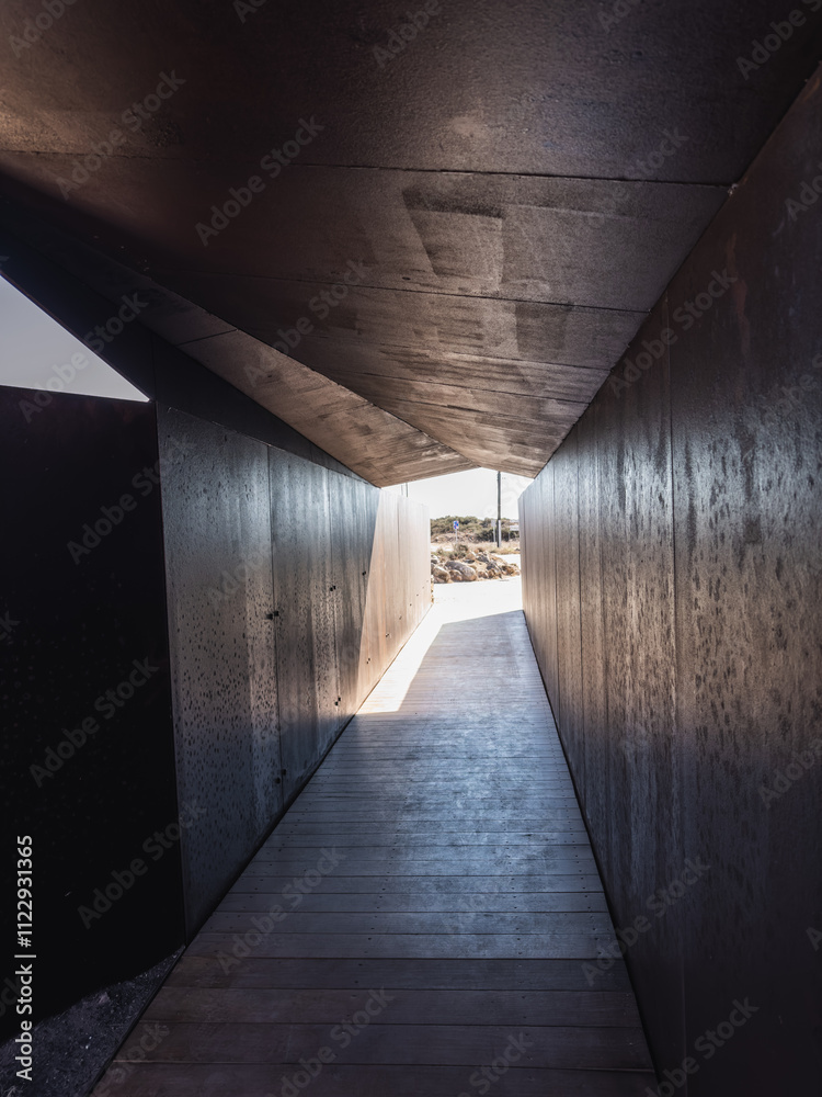 Rusted Metal Viewpoint in Cyprus