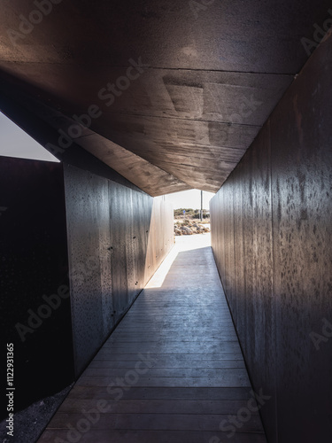 Rusted Metal Viewpoint in Cyprus