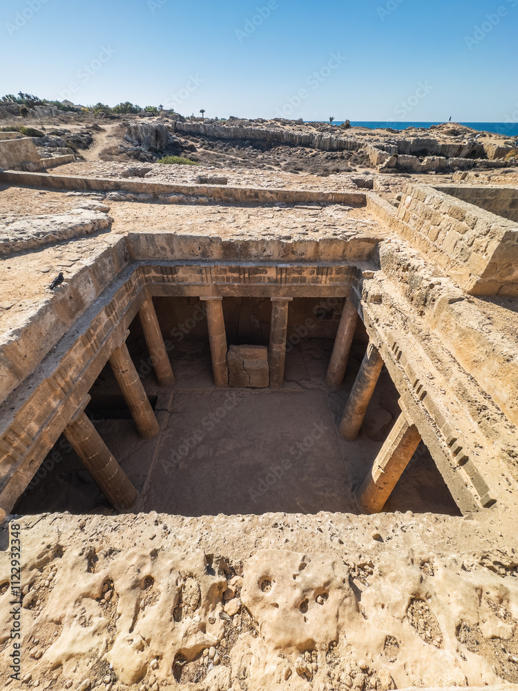 Tomb of the Kings in Paphos, Cyprus