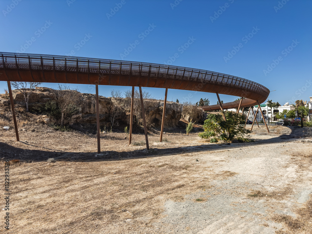Elevated Pathway in Paphos Cyprus