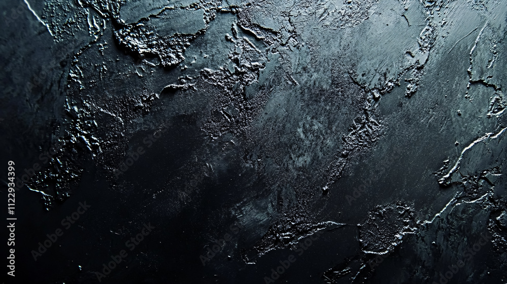 A textured dark grey or black concrete wall background. A textured dark grey or black concrete wall background.